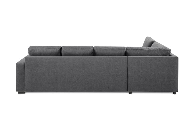 Crazy Limited Edition 4-sits Vänstervänd L-formad Schäslongsoffa i Tyg - Mörkgrå - Möbler - Vardagsrum - Soffor - Divansoffa & schäslong