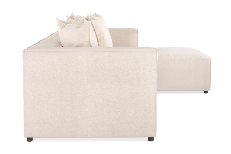Cubo 4-sits Djup Modulsoffa med Divan i Tyg - Beige - Möbler - Vardagsrum - Soffor - Divansoffa & schäslong