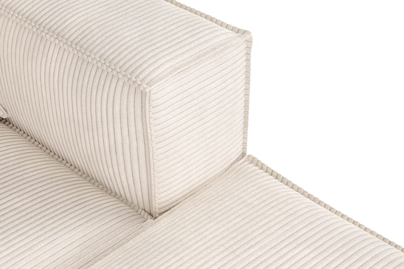 Cubo 4-sits Vändbar L-formad Djup Modulsoffa med Divan i Manchester - Beige - Möbler - Vardagsrum - Soffor - Divansoffa & schäslong