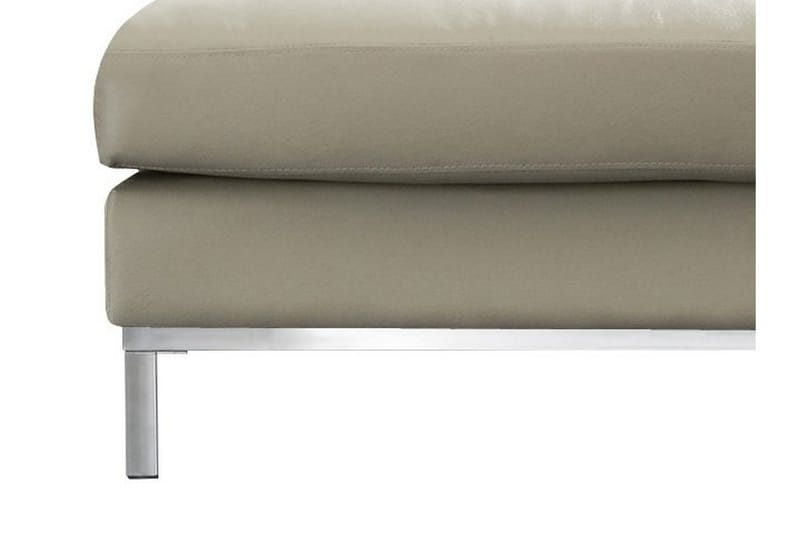 Dugard Hörnsoffa Höger - Beige/Läder - Möbler - Vardagsrum - Soffor - Divansoffa & schäslong