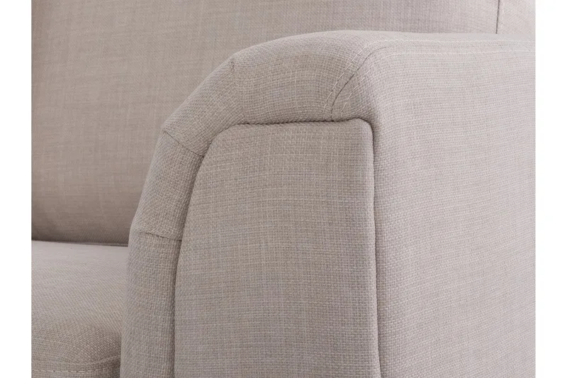 Dugard Hörnsoffa Höger + Fotpall - Beige - Möbler - Vardagsrum - Soffor - Divansoffa & schäslong