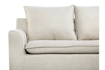 Elvenes 3-sits Höger L-formad Divansoffa 206 cm med Förvaring i Tyg - Beige - Möbler - Vardagsrum - Soffor - Divansoffa & schäslong