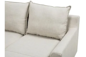 Elvenes 3-sits Höger L-formad Divansoffa 206 cm med Förvaring i Tyg - Beige - Möbler - Vardagsrum - Soffor - Divansoffa & schäslong