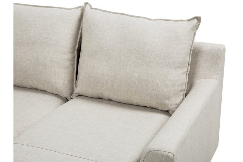 Elvenes 3-sits Höger L-formad Divansoffa 206 cm med Förvaring i Tyg - Beige - Möbler - Vardagsrum - Soffor - Divansoffa & schäslong