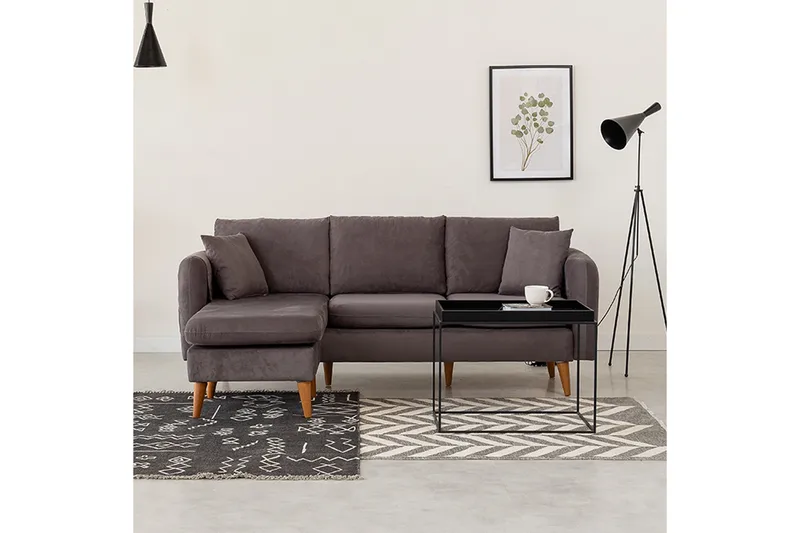 Espeut Divansoffa Vänster - Grå - Möbler - Vardagsrum - Soffor - Divansoffa & schäslong