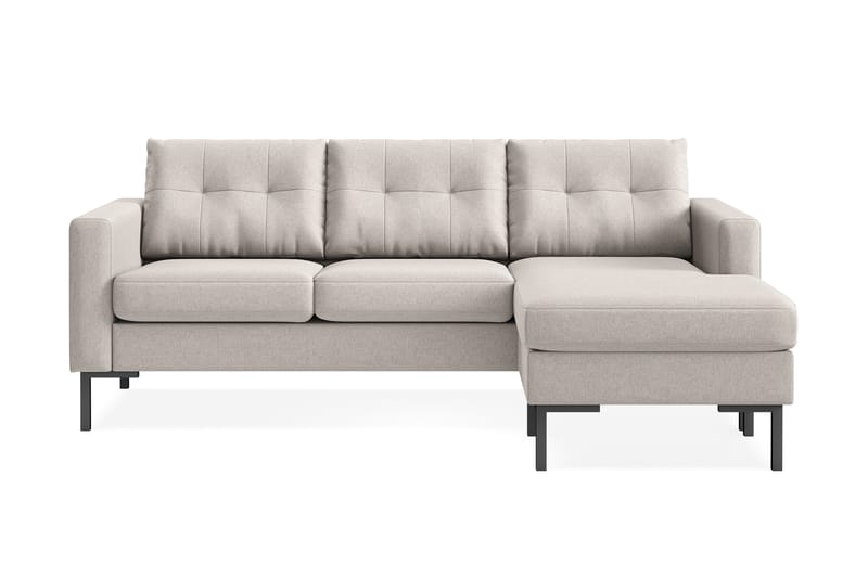 Frillestad 3-sits Högervänd L-formad Divansoffa i Tyg - Beige - Möbler - Vardagsrum - Soffor - Divansoffa & schäslong
