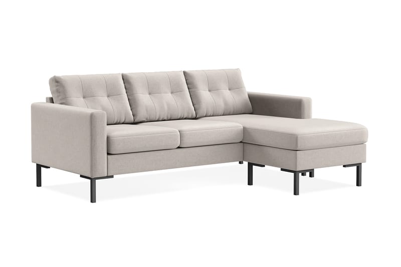 Frillestad 3-sits Högervänd L-formad Divansoffa i Tyg - Beige - Möbler - Vardagsrum - Soffor - Divansoffa & schäslong