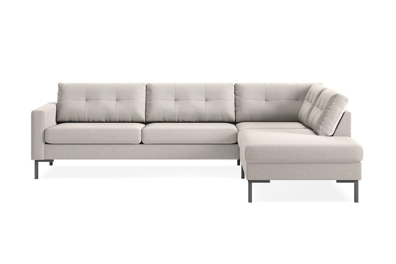 Frillestad 4-sits Högervänd L-formad Schäslongsoffa i Tyg - Beige - Möbler - Vardagsrum - Soffor - Divansoffa & schäslong