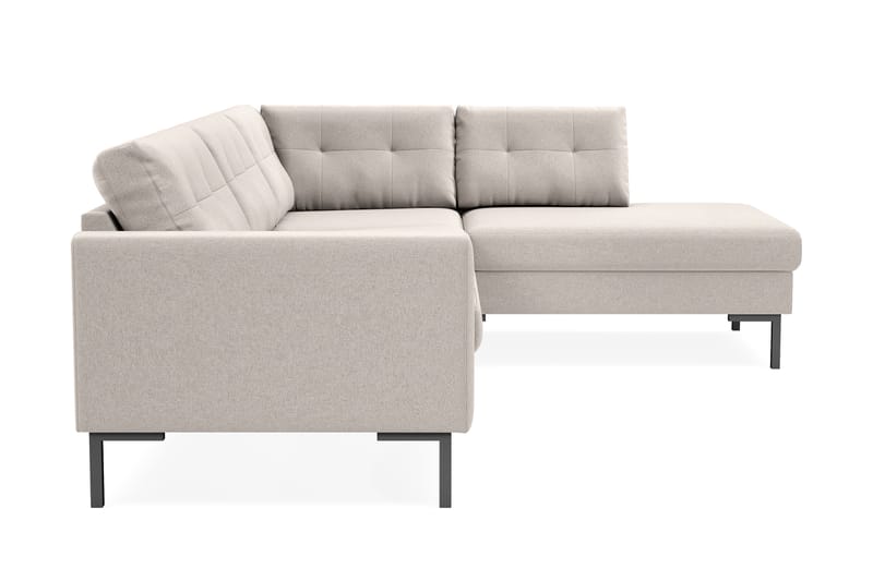 Frillestad 4-sits Högervänd L-formad Schäslongsoffa i Tyg - Beige - Möbler - Vardagsrum - Soffor - Divansoffa & schäslong