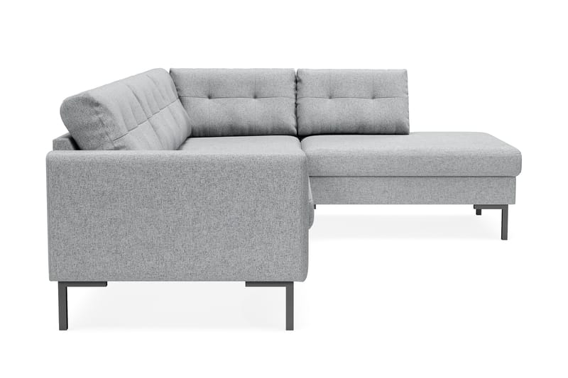 Frillestad 4-sits Högervänd L-formad Schäslongsoffa i Tyg - Grå - Möbler - Vardagsrum - Soffor - Divansoffa & schäslong