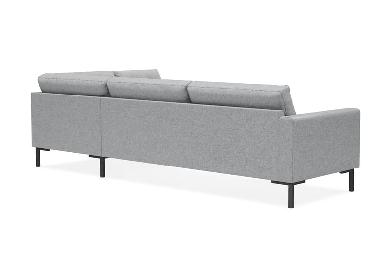 Frillestad 4-sits Högervänd L-formad Schäslongsoffa i Tyg - Grå - Möbler - Vardagsrum - Soffor - Divansoffa & schäslong