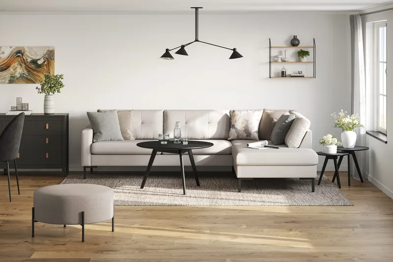 Frillestad 4-sits Soffa med Schäslong Höger - Möbler - Vardagsrum - Soffor - Divansoffa & schäslong