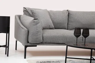 Glenure Soffa m. Divan 4-sits - Grå - Möbler - Vardagsrum - Soffor - Divansoffa & schäslong