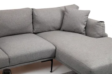 Glenure Soffa m. Divan 4-sits - Grå - Möbler - Vardagsrum - Soffor - Divansoffa & schäslong