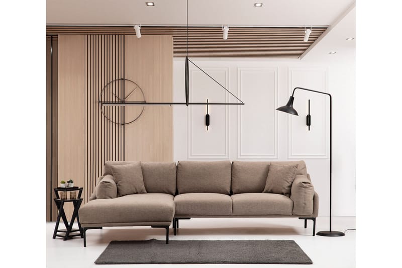 Glenure Soffa m. Divan 4-sits - Mocha - Möbler - Vardagsrum - Soffor - Divansoffa & schäslong