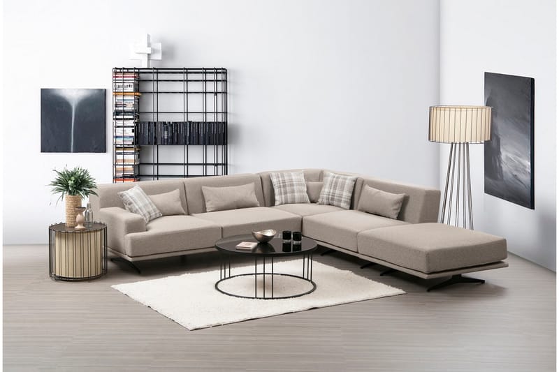 HAEDO Divansoffa Beige - Möbler - Vardagsrum - Soffor - Divansoffa & schäslong