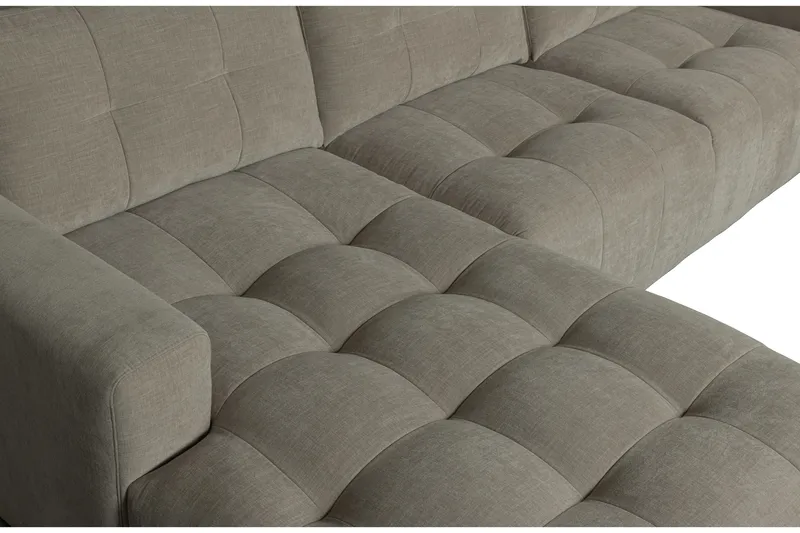 Hippylur 3-Sits Soffa Vänster - Varmgrå - Möbler - Vardagsrum - Soffor - Divansoffa & schäslong