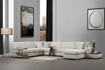 Huelva Divansoffa - Beige - Möbler - Vardagsrum - Soffor - Hörnsoffor