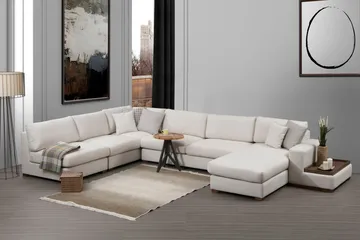 Huelva Divansoffa - Beige - Möbler - Vardagsrum - Soffor - Hörnsoffor