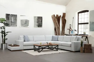 Huelva Divansoffa - Beige - Möbler - Vardagsrum - Soffor - Hörnsoffor