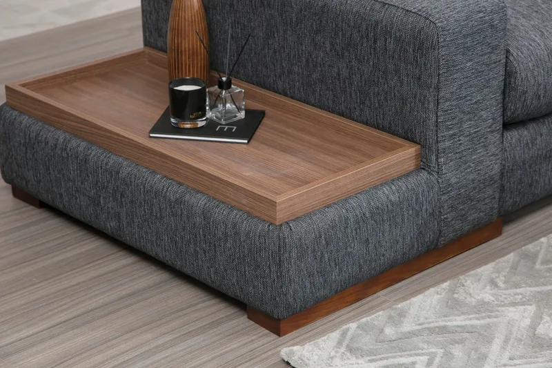 Huelva Divansoffa - Grå - Möbler - Vardagsrum - Soffor - Hörnsoffor