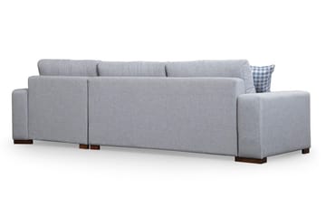 Huelva Högervänd L-formad Divansoffa med Schäslong 270 cm i Tyg - Grå - Möbler - Vardagsrum - Soffor - Divansoffa & schäslong