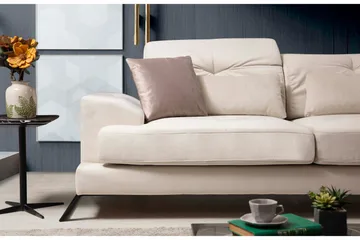Jaraad Divansoffa Höger - Beige/Svart - Möbler - Vardagsrum - Soffor - Divansoffa & schäslong