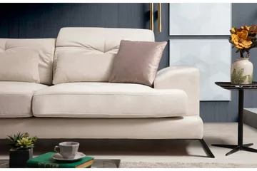 Jaraad Divansoffa Höger - Beige/Svart - Möbler - Vardagsrum - Soffor - Divansoffa & schäslong