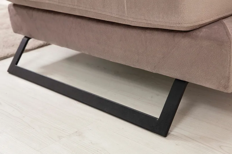 Jaraad Divansoffa Vänster - Beige/Svart - Möbler - Vardagsrum - Soffor - Divansoffa & schäslong