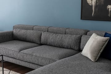 Jivago Divansoffa Höger - Grå/Svart - Möbler - Vardagsrum - Soffor - Divansoffa & schäslong