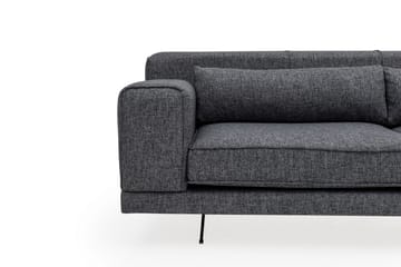 Jivago Divansoffa Höger - Grå/Svart - Möbler - Vardagsrum - Soffor - Divansoffa & schäslong