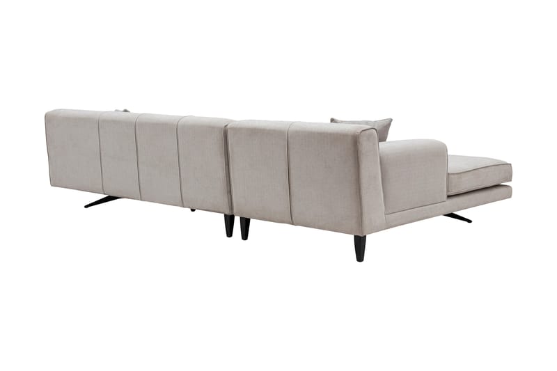 Jivago Divansoffa Vänster - Beige/Svart - Möbler - Vardagsrum - Soffor - Divansoffa & schäslong