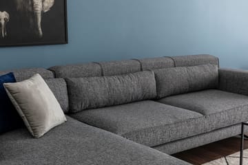 Jivago Divansoffa Vänster - Grå/Svart - Möbler - Vardagsrum - Soffor - Divansoffa & schäslong