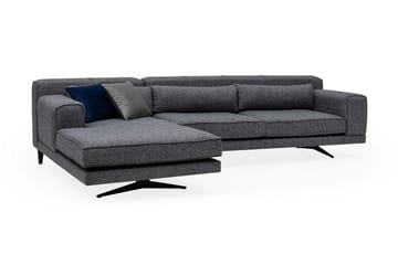 Jivago Divansoffa Vänster - Grå/Svart - Möbler - Vardagsrum - Soffor - Divansoffa & schäslong