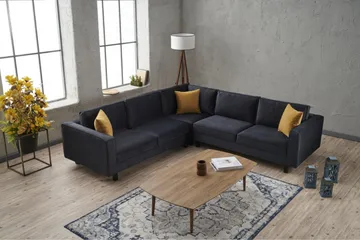 Kaletea Soffa m. Divan 4-sits - Mörkgrå - Möbler - Vardagsrum - Soffor - Hörnsoffor
