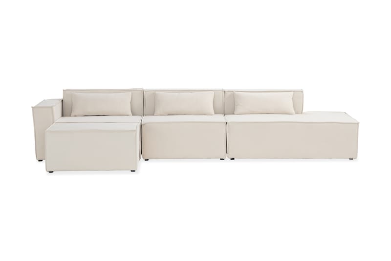 Kenshi Soffa m. Divan 3-sits Beige - Divansoffa & schäslong