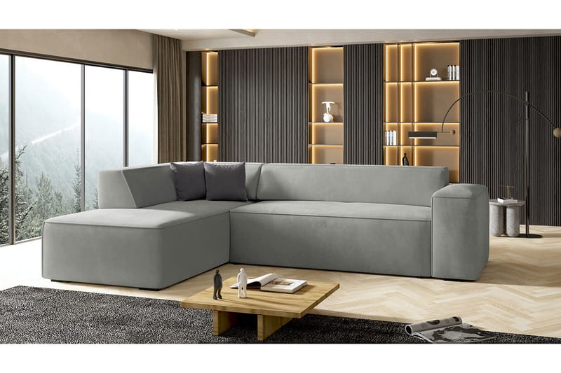 KODE 6-sits Soffa Höger - Ljusgrå - Möbler - Vardagsrum - Soffor - Divansoffa & schäslong
