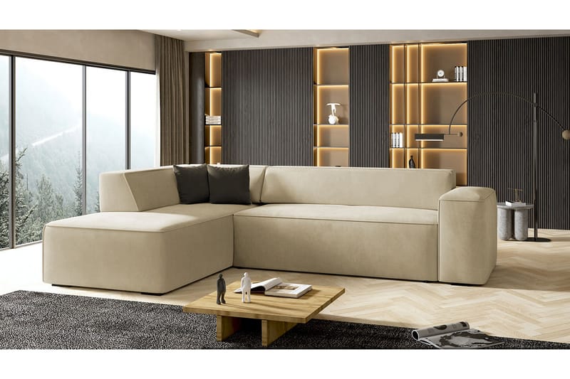 KODE 6-sits Soffa Vänster - Beige - Möbler - Vardagsrum - Soffor - Divansoffa & schäslong