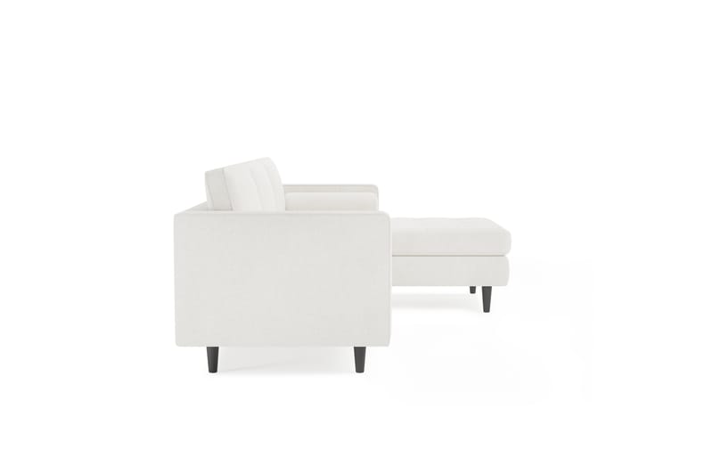 KOMEZ Soffa m. Divan 4-sits Vit - Divansoffa & schäslong