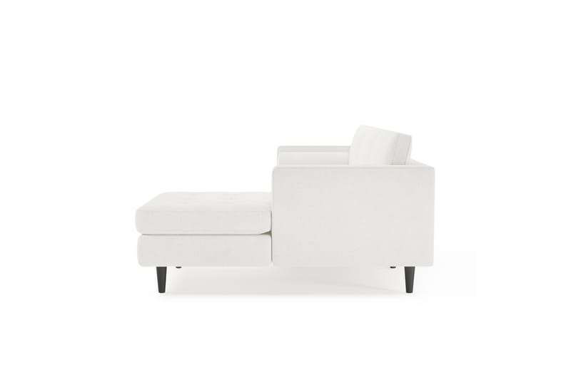 KOMEZ Soffa m. Divan 4-sits Vit - Divansoffa & schäslong