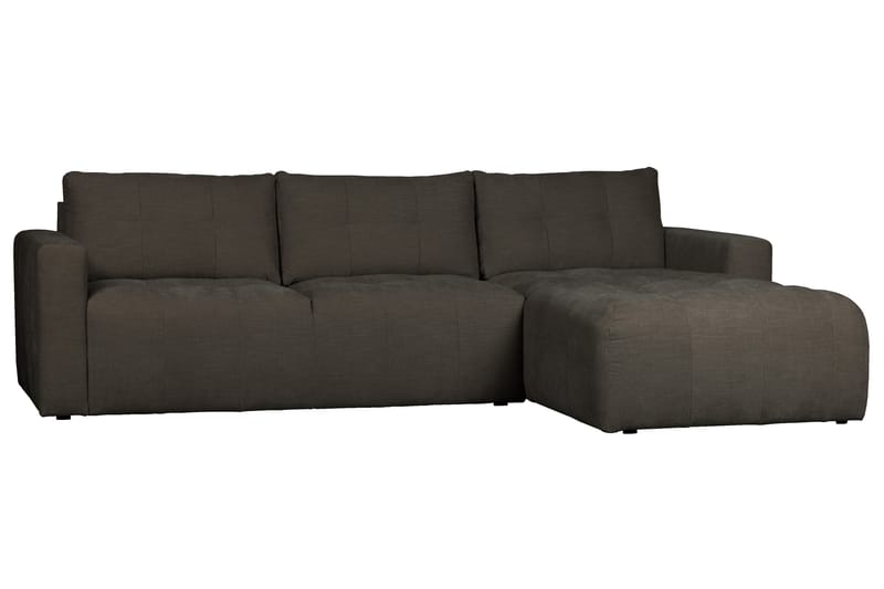 LASKOWO 3-Sits Soffa Höger Antracit - Möbler - Vardagsrum - Soffor - Divansoffa & schäslong