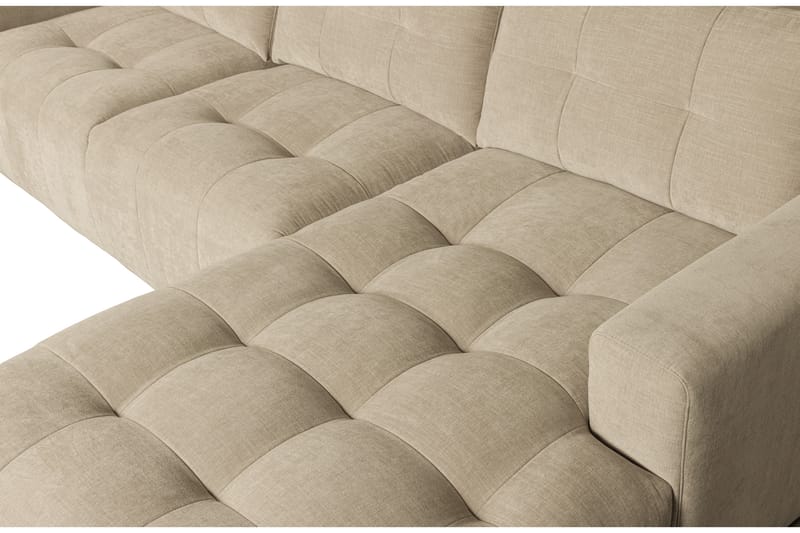 LASKOWO 3-Sits Soffa Höger Sand - Möbler - Vardagsrum - Soffor - Divansoffa & schäslong