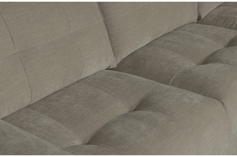 LASKOWO 3-Sits Soffa Höger Varmgrå - Möbler - Vardagsrum - Soffor - Divansoffa & schäslong