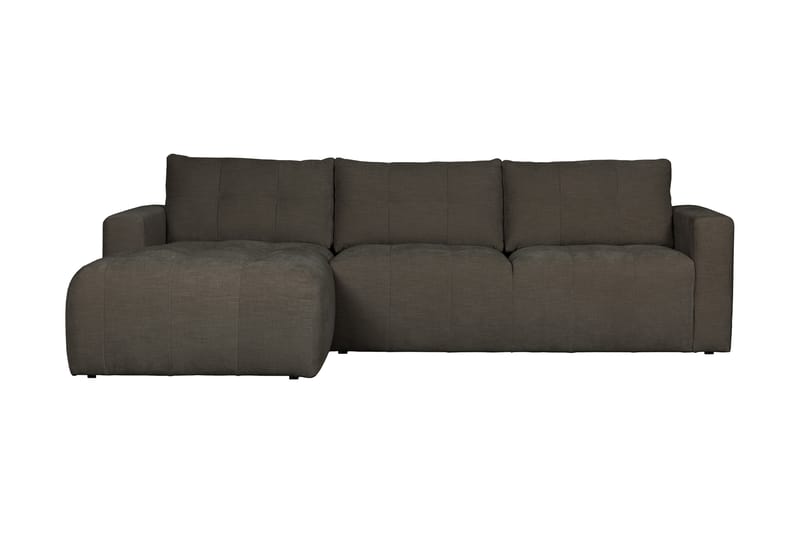 LASKOWO 3-Sits Soffa Vänster Antracit - Möbler - Vardagsrum - Soffor - Divansoffa & schäslong