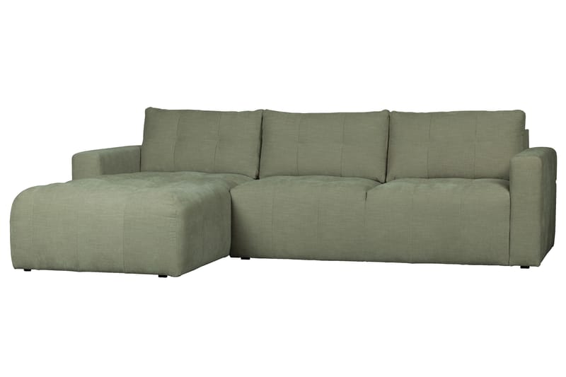 LASKOWO 3-Sits Soffa Vänster Grön - Möbler - Vardagsrum - Soffor - Divansoffa & schäslong