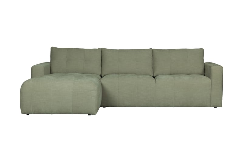 LASKOWO 3-Sits Soffa Vänster Grön - Möbler - Vardagsrum - Soffor - Divansoffa & schäslong