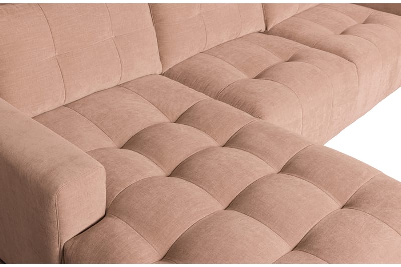 LASKOWO 3-Sits Soffa Vänster Rosa - Möbler - Vardagsrum - Soffor - Divansoffa & schäslong