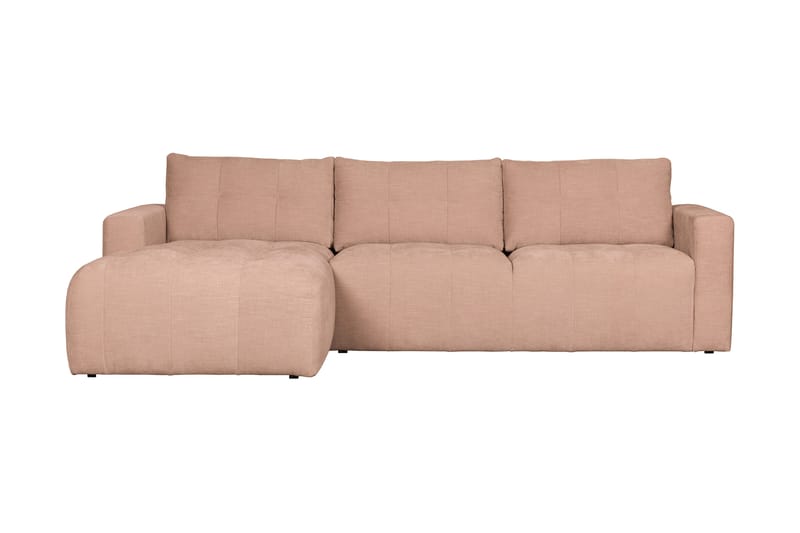 LASKOWO 3-Sits Soffa Vänster Rosa - Möbler - Vardagsrum - Soffor - Divansoffa & schäslong