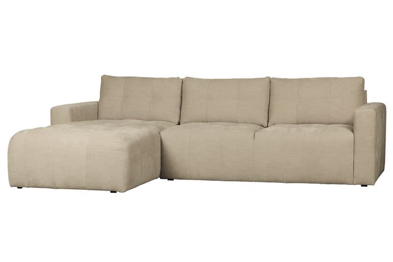 LASKOWO 3-Sits Soffa Vänster Sand - Möbler - Vardagsrum - Soffor - Divansoffa & schäslong
