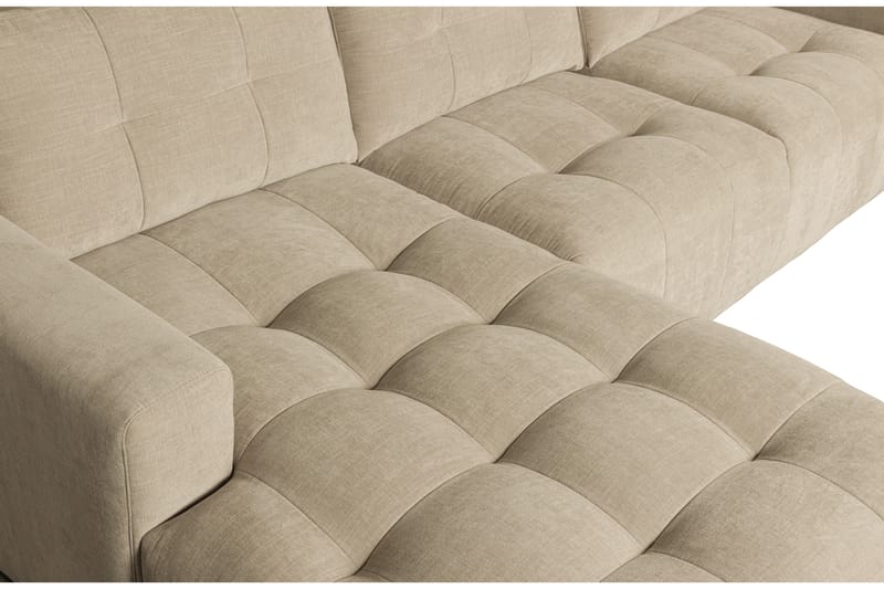 LASKOWO 3-Sits Soffa Vänster Sand - Möbler - Vardagsrum - Soffor - Divansoffa & schäslong